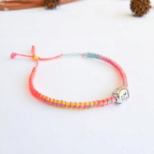 Pulsera Macramé Cromoterapia con Dije Buda - Tienda esotérica en Chile