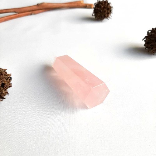 Punta de Cuarzo Rosa (Obelisco Cristal) - Imagen 2