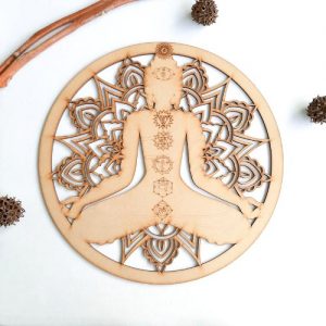 Mandala Buda 7 Chakras en Flor - Casa Mannaz Tienda esotérica Chile