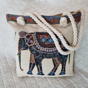 Bolso Estampado Elefante - Casa Mannaz Tienda esotérica Chile, Tarots, Oráculos,